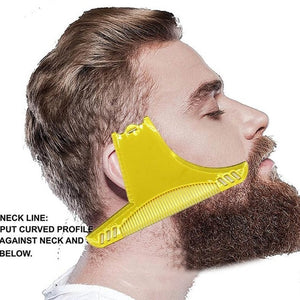 Men Beard Shaping Styling Template Comb Men's Beards Combs Beauty Tool for Hair Beard Trim Templates