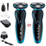 Men Electric Shaver Floating Razor Wet Dry Waterproof Cordless USB Rechargeable Beard Trimmer Washable