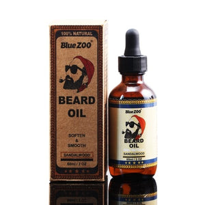 Natural Beard Oil 4 Tastes Beard Wax Balm Hair Loss Products Leave-In Conditioner for Groomed Beard Growth Health Care Tools