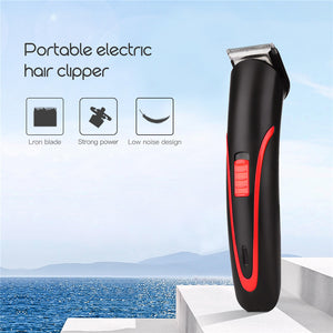 Portable Rechargeable Hair Clipper Electric Cordless Mini Hair Trimmer Pro Hair Cutting Machine Beard Trimer For Men Barber 4041