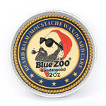 Blue ZOO Men Organic Beard Oil Balm Moustache Wax Styling Beeswax Moisturizing Smoothing Gentlemen Beard Care Natural Beard Balm